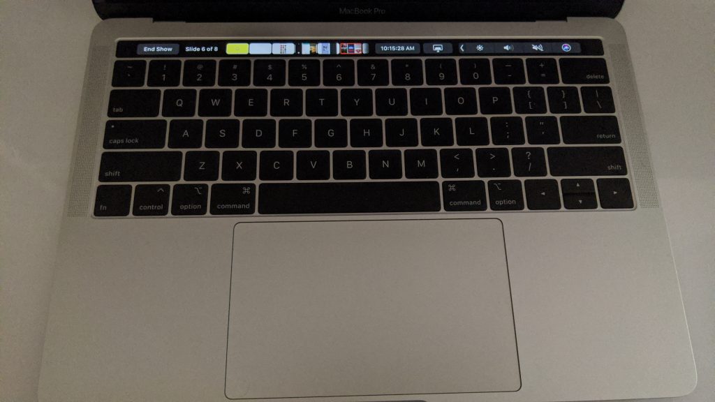 microsoft office for mac touch bar
